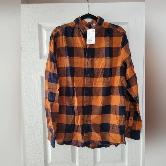 H&M Divided Cotton Flannel  Shirt - Picture 3 of 5